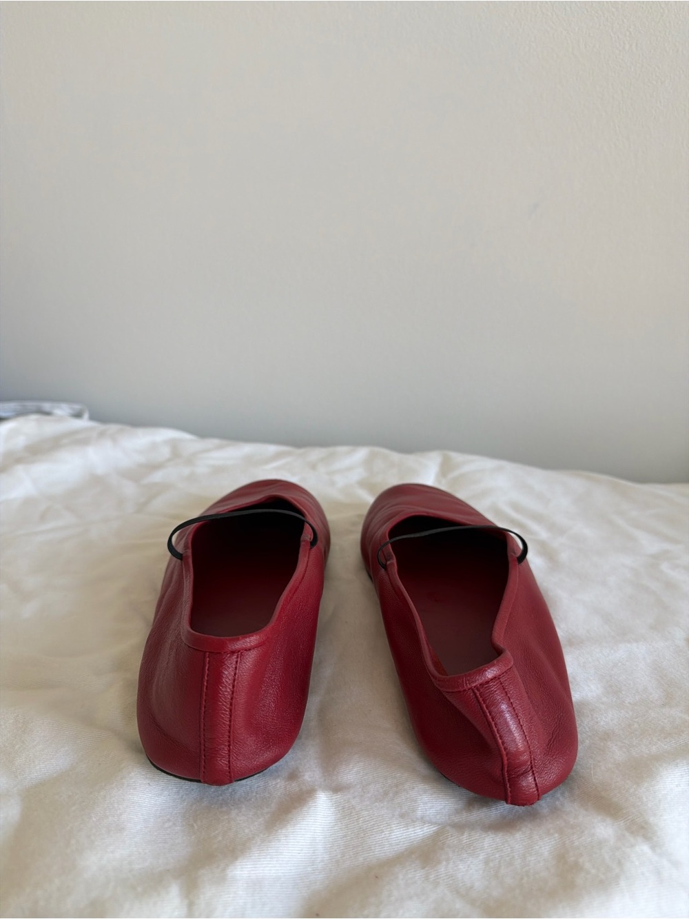 The Row Red Ballet Flat Size 35.5 - Picture 6 of 8